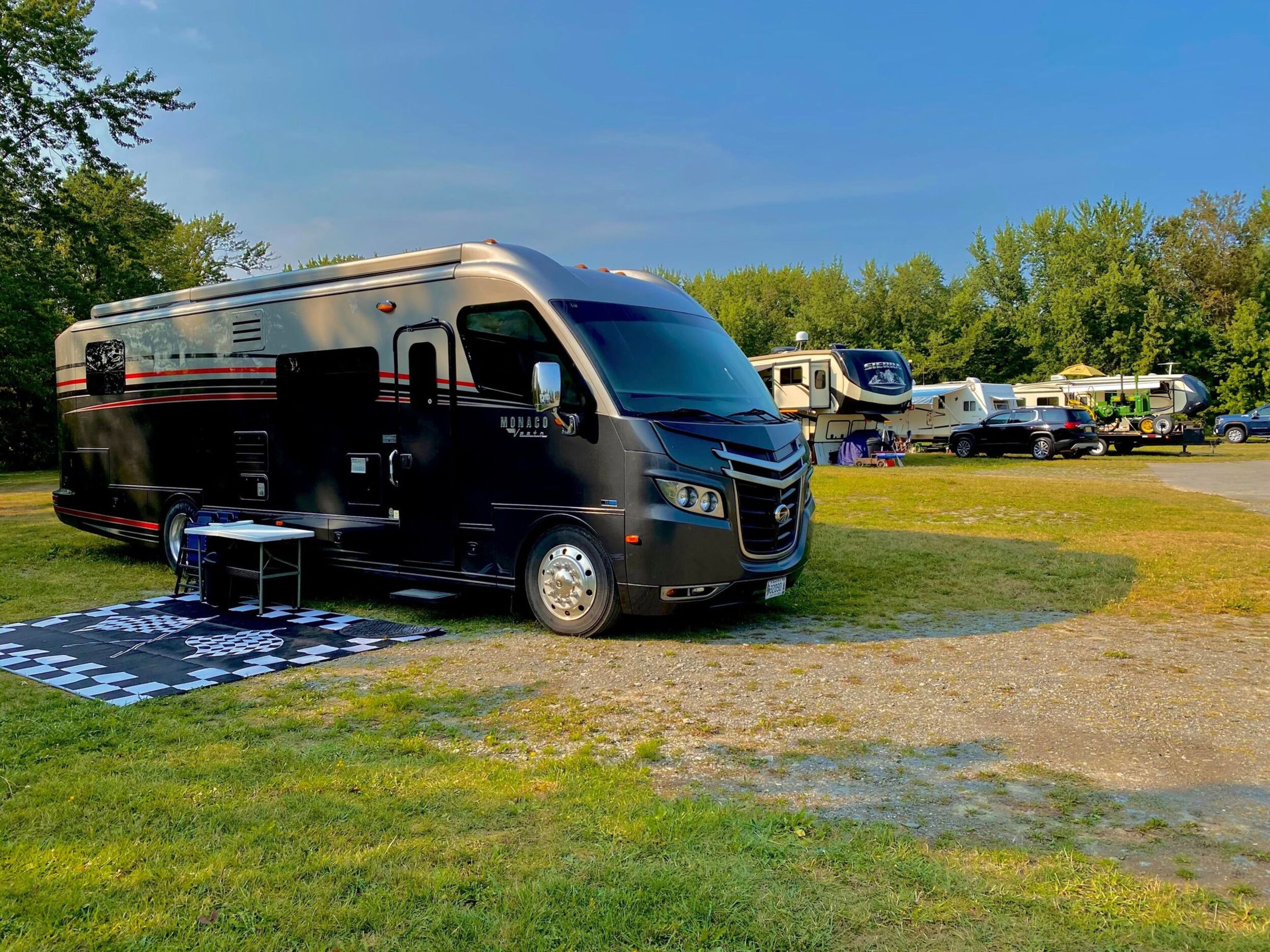 FORT KENT, Maine -- The Fort Kent RV Park was booked solid throughout the summer of 2021. (Courtesy of Rick Douglas)