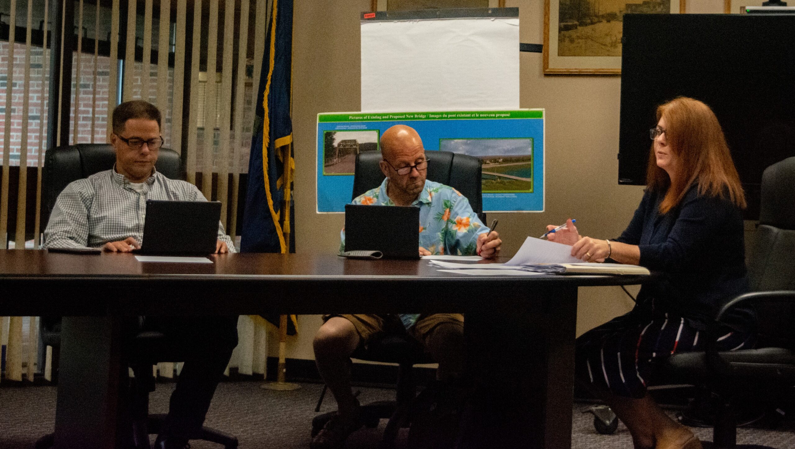FORT KENT, Maine -- July 10, 2023 -- Fort Kent Town Council voted to keep the mill rate flat, however, property values in town have increased by 7 percent across the board. (Chris Bouchard | St. John Valley Times)