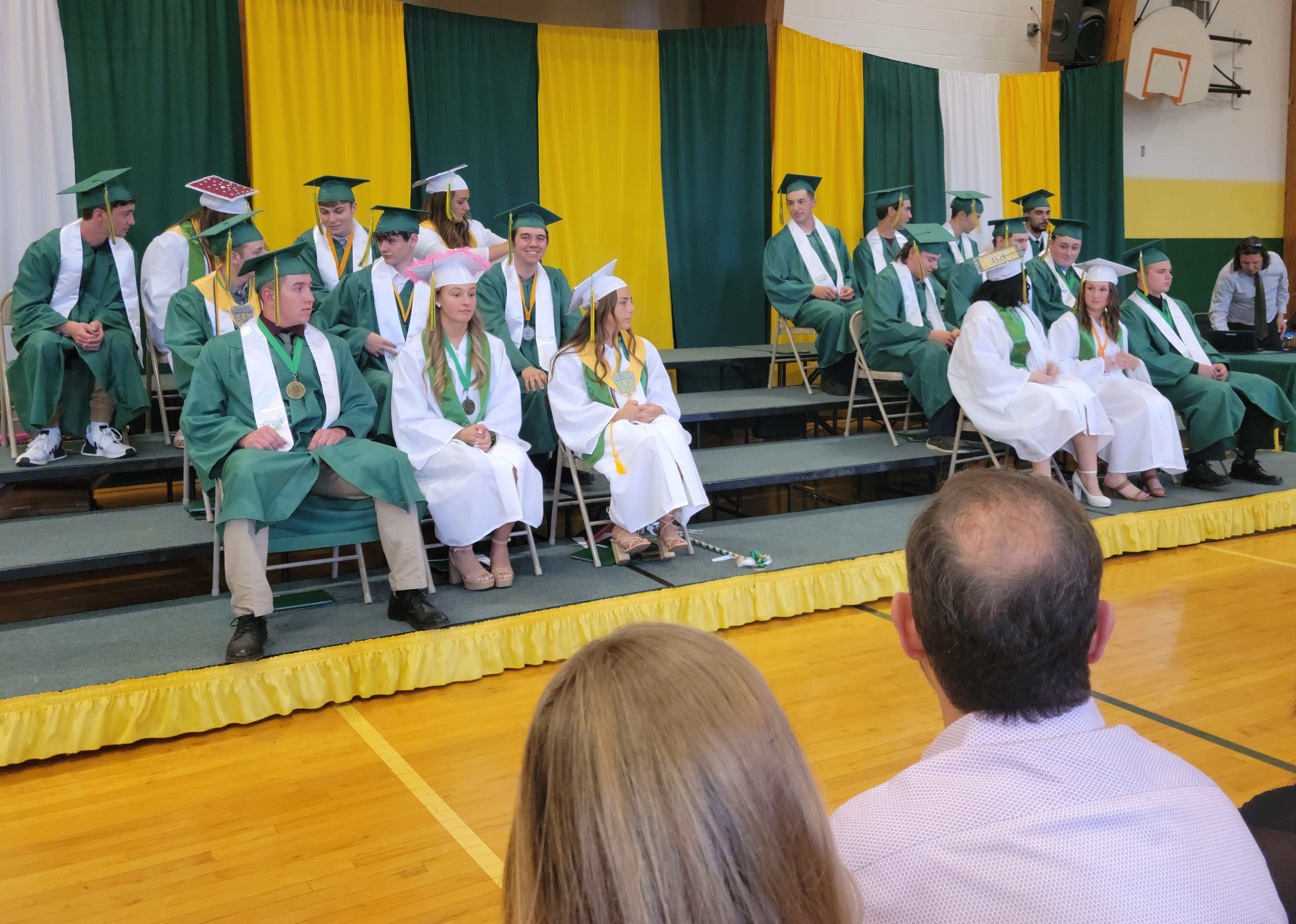 ST. AGATHA, Maine -- June 10, 2023 -- 20 Wisdom students completed their high school education and entered adulthood during a June 10 ceremony. (Courtesy of Julie Hayes)